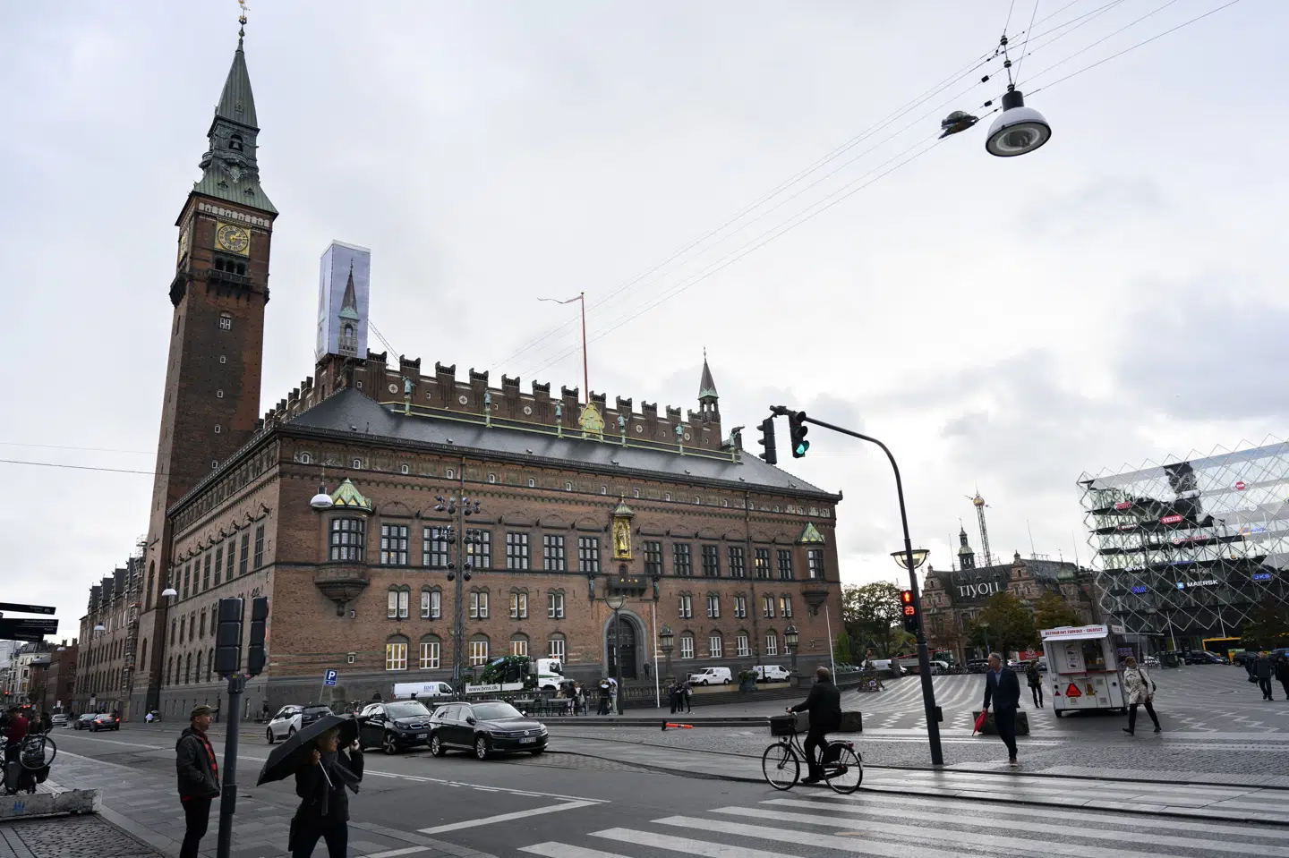 En 27-årig mand arbejdede på Københavns Rådhus, da han foretog uberettigede opslag i CPR. (Arkivfoto).