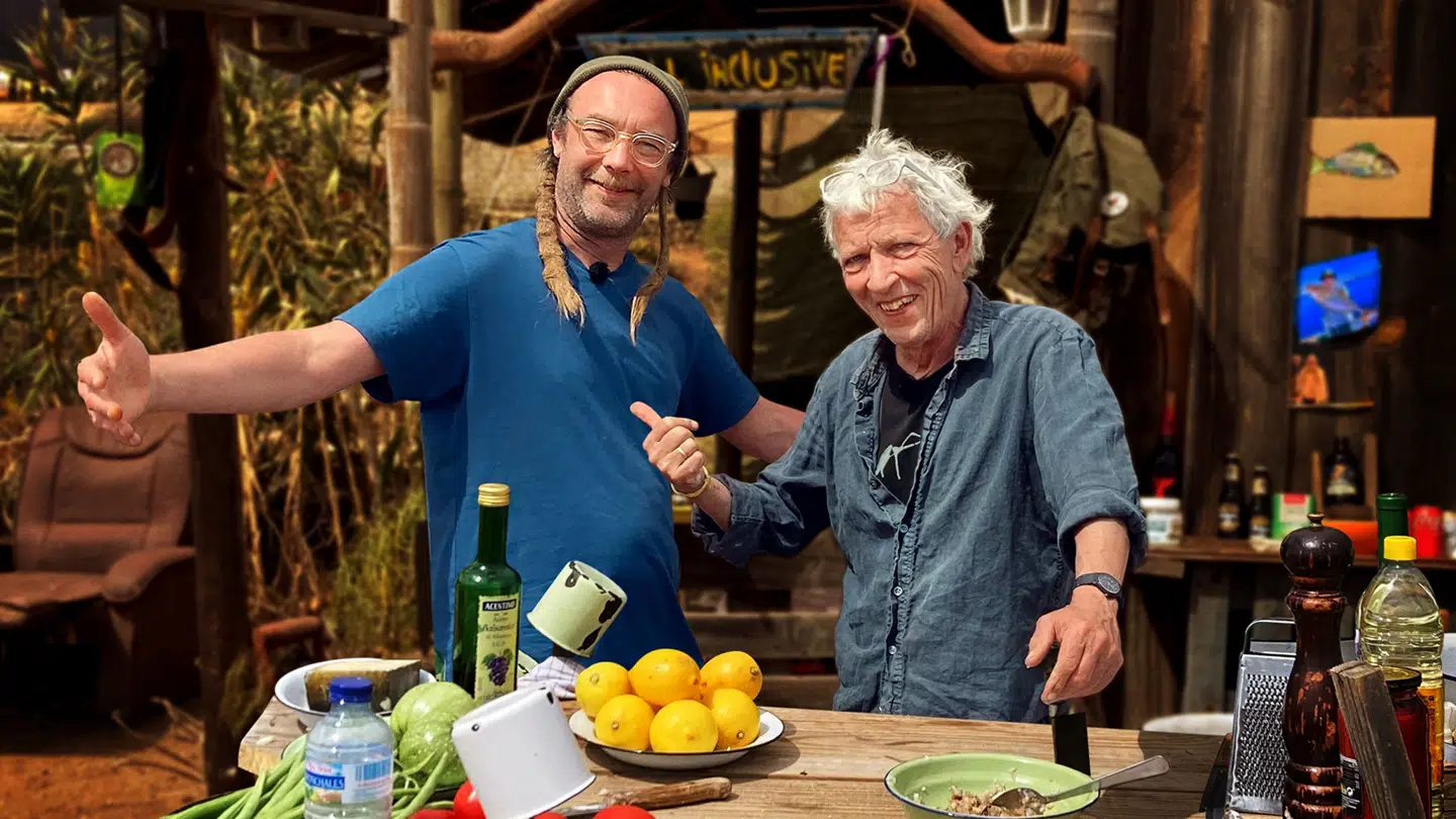 Nikolaj Kirk og Jørgen Skouboe i 'Nak og æd'.