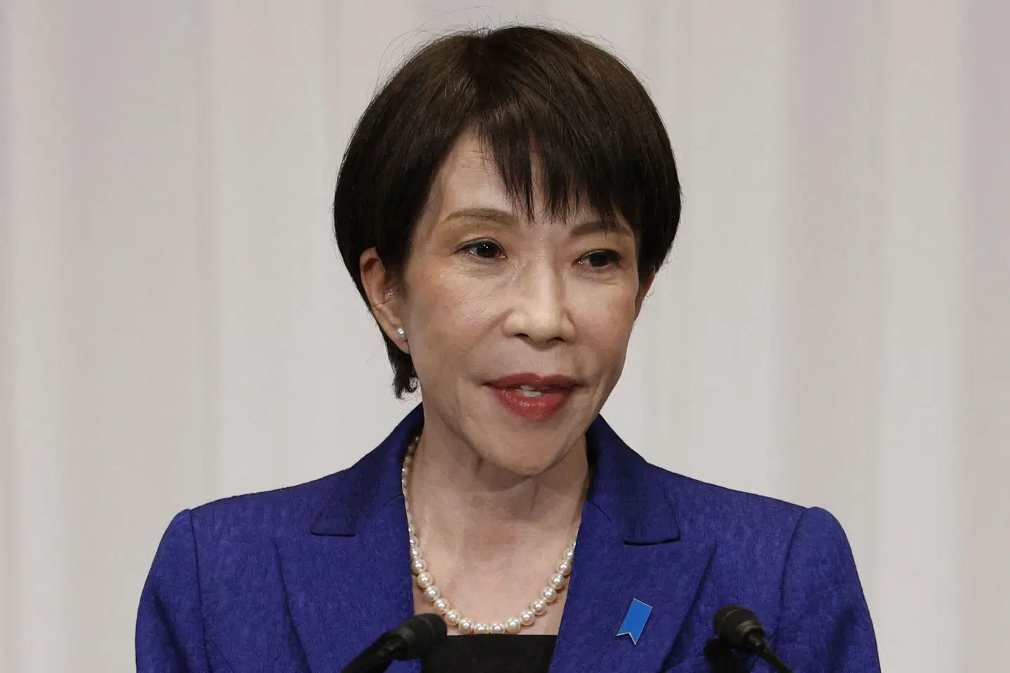 Sanae Takaichis parti har fået 315 pladser i underhuset i Japan. Det giver partiet to-tredjedeles flertal. (Arkivfoto).