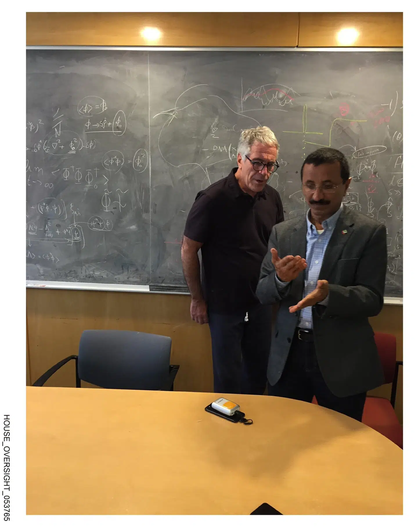 Sultan Ahmed Bin Sulayem sammen med Jeffrey Epstein.