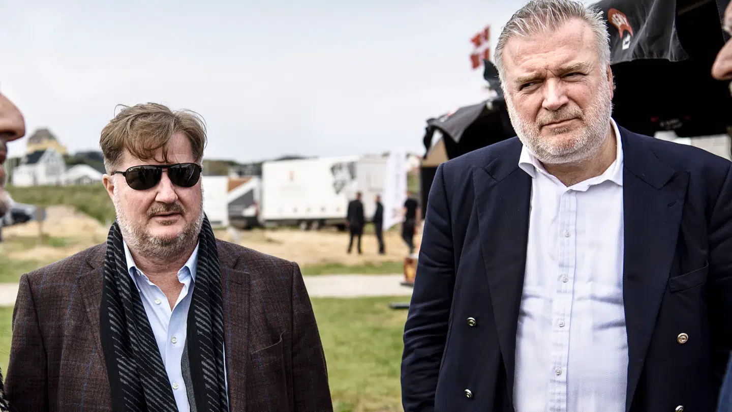 Lars Seier sammen med Erik Skjærbæk.