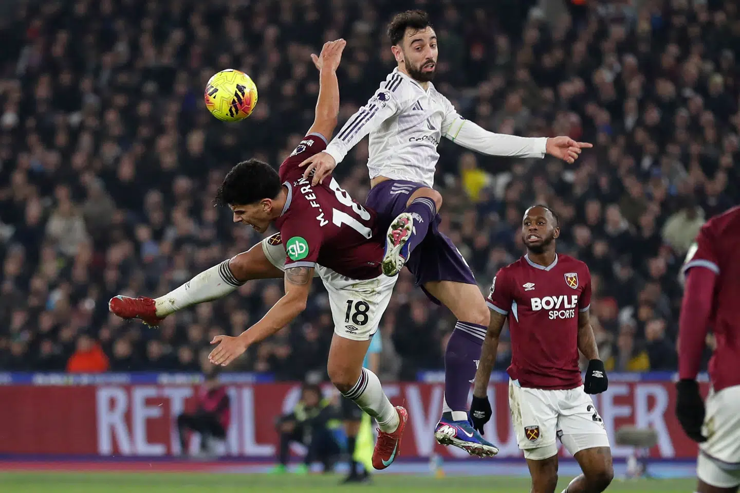 West Ham og Manchester United delte i porten tirsdag aften.