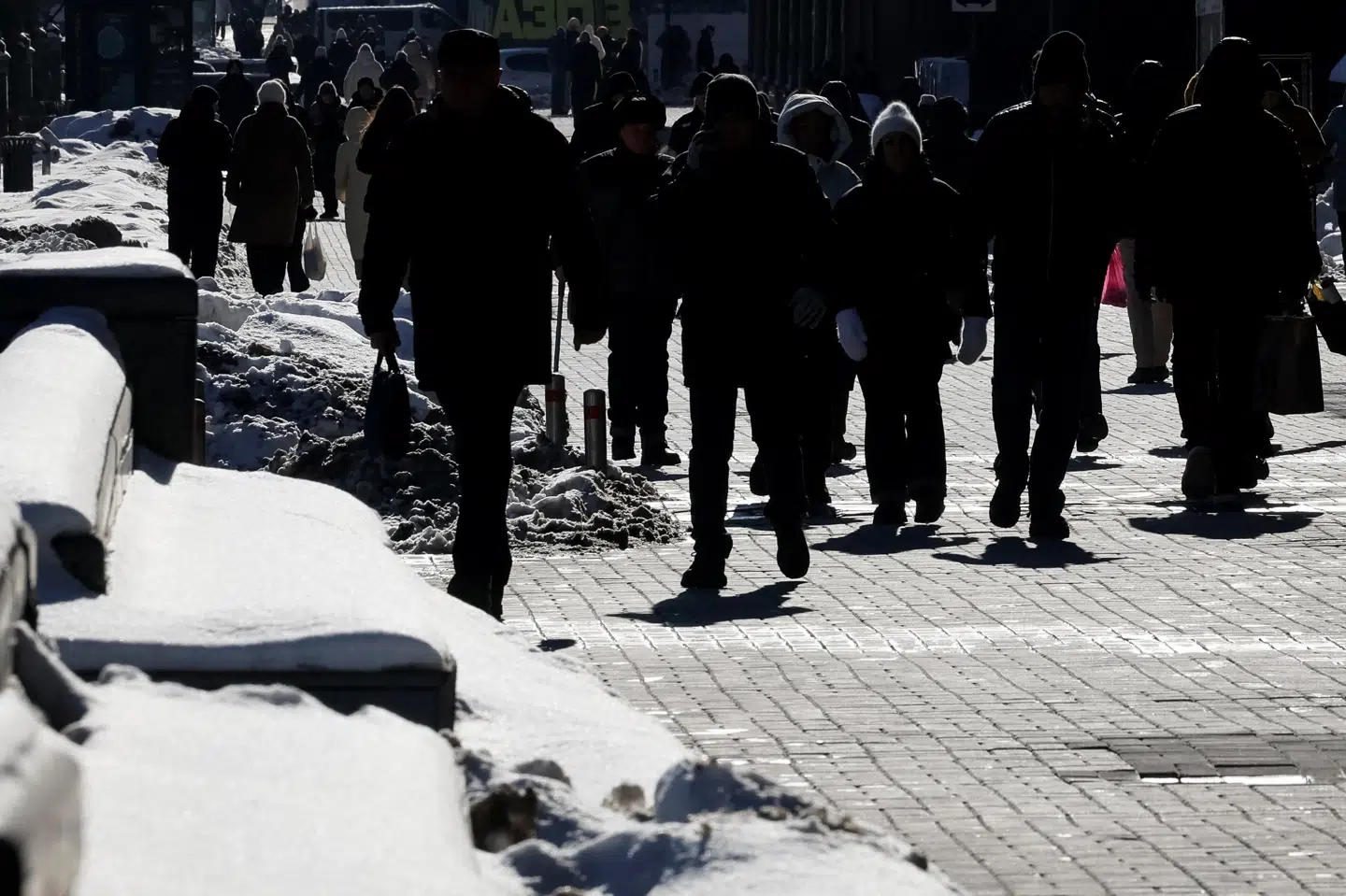 Tirsdag var en kold vinterdag i Ukraines hovedstad, Kyiv, hvor der er store problemer med strømtilførslen efter russiske angreb på byen. (Arkivfoto).