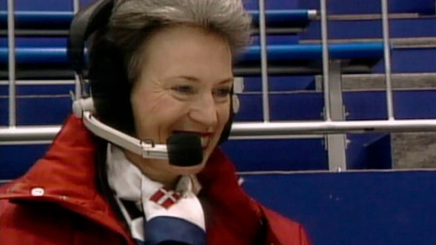 Prinsesse Benedikte dukkede under vinter-OL i 1998 pludselig op i TV 2's curling-kommentatorboks.