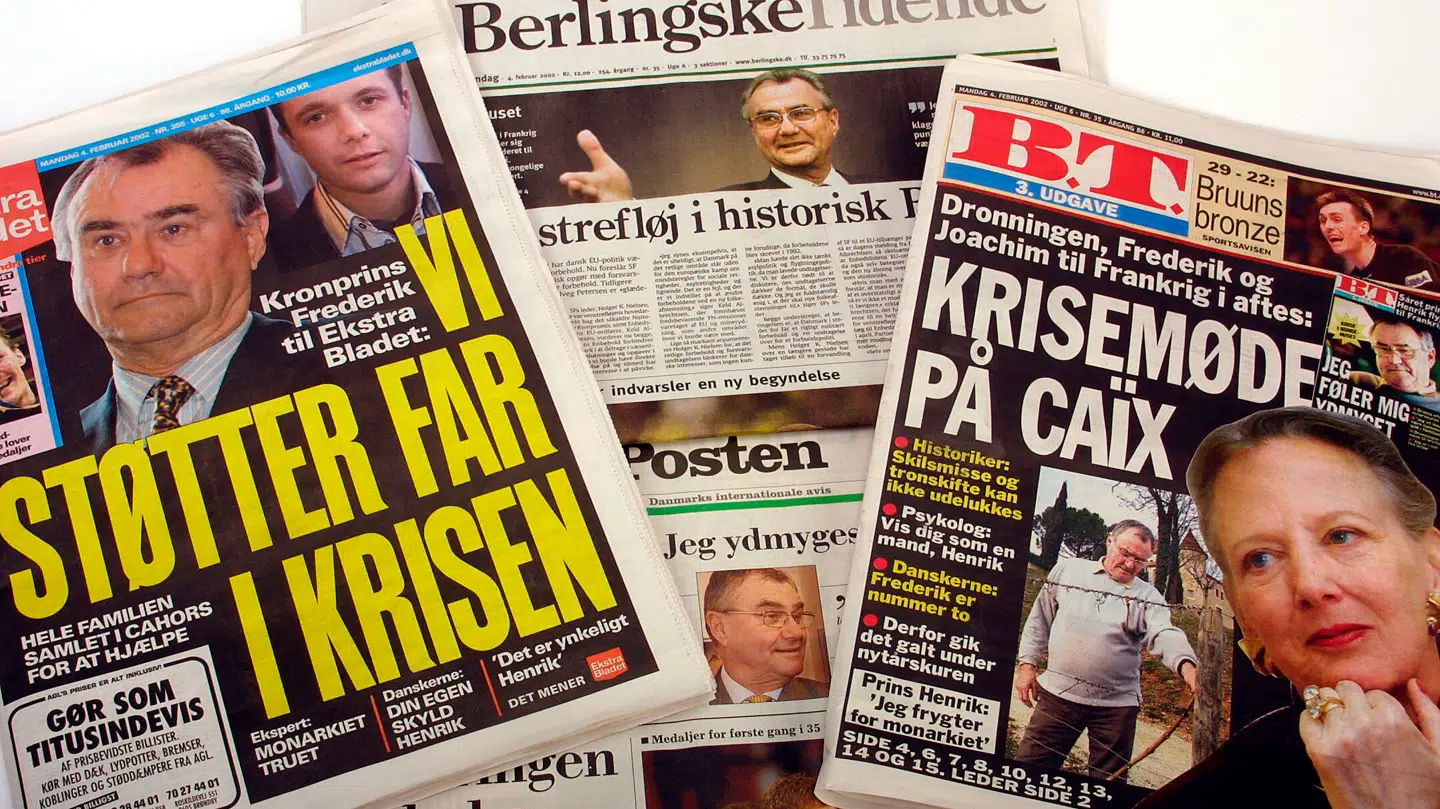 Under vinter-OL i 2002 var det prins Henrik der løb med overskrifterne, da han var træt af at være nummer tre i Kongehuset.