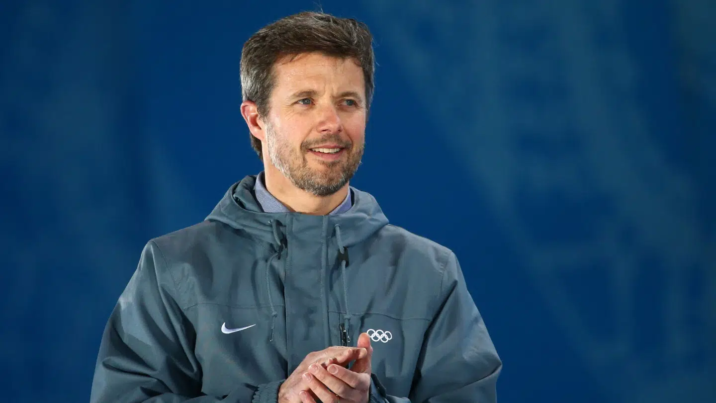 Kronprins Frederik til vinter-OL i 2014.