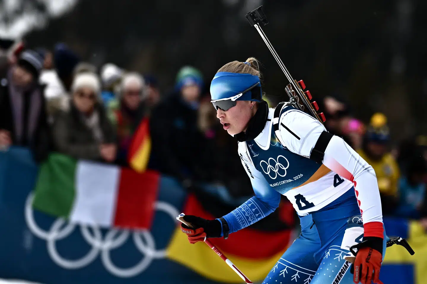 Ukaleq Slettemark blev den bedste af Danmarks to skiskytter i onsdagens konkurrence.