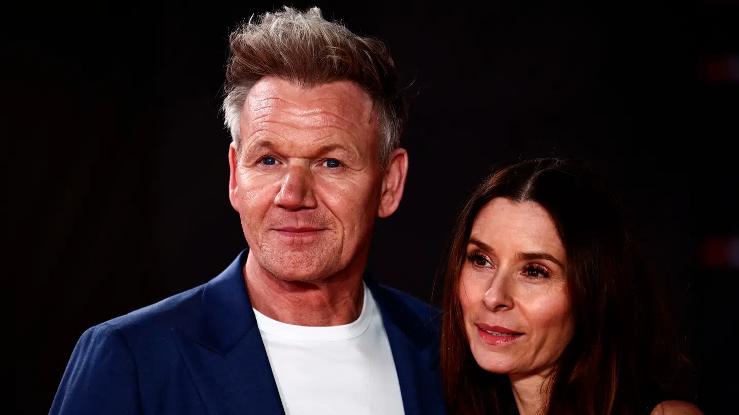 Her ses Gordon med sin kone Tana