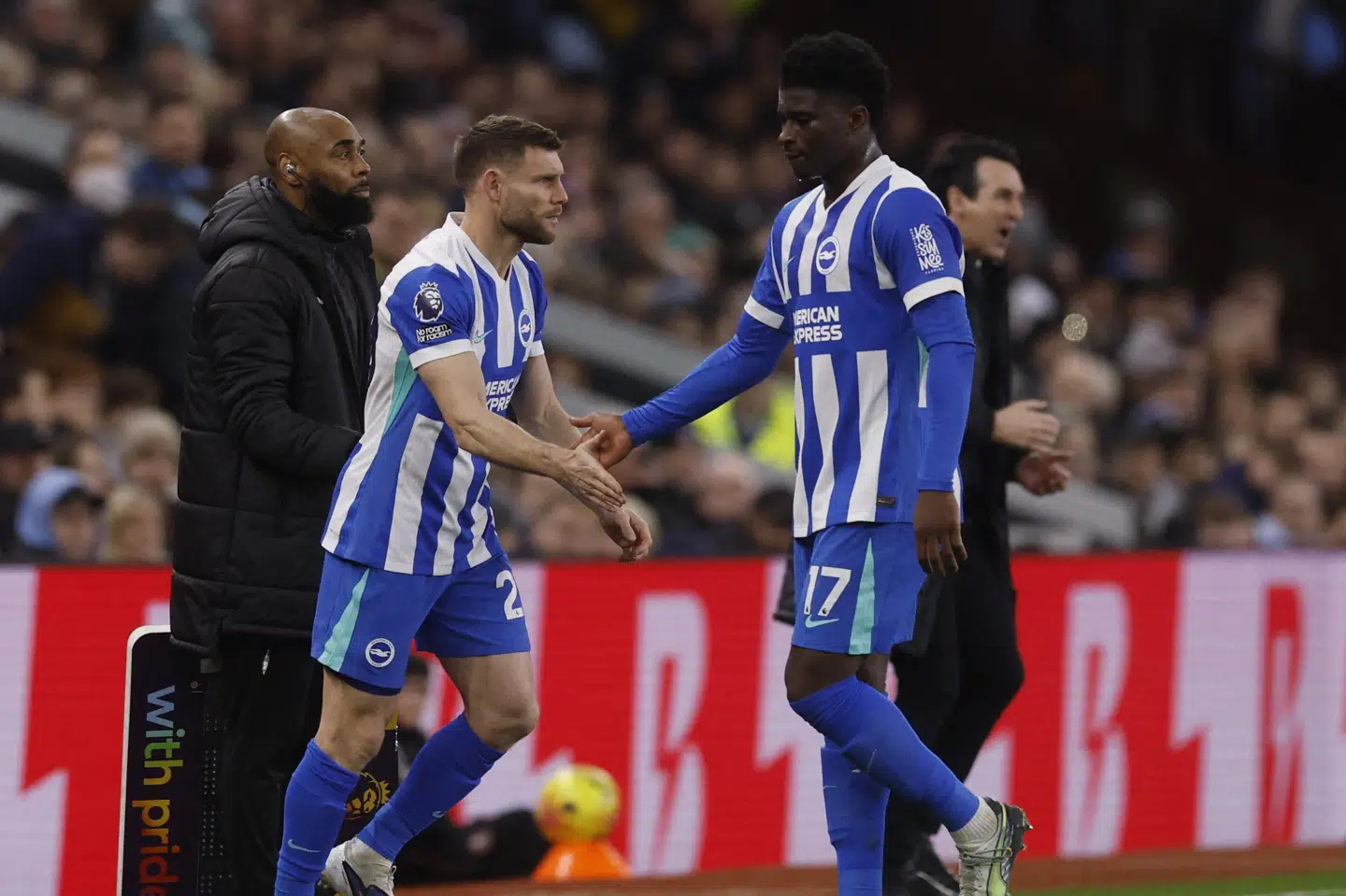 James Milner erstattede holdkammeraten Carlos Baleba, og indskiftningen sender midtbanemanden i historiebøgerne.