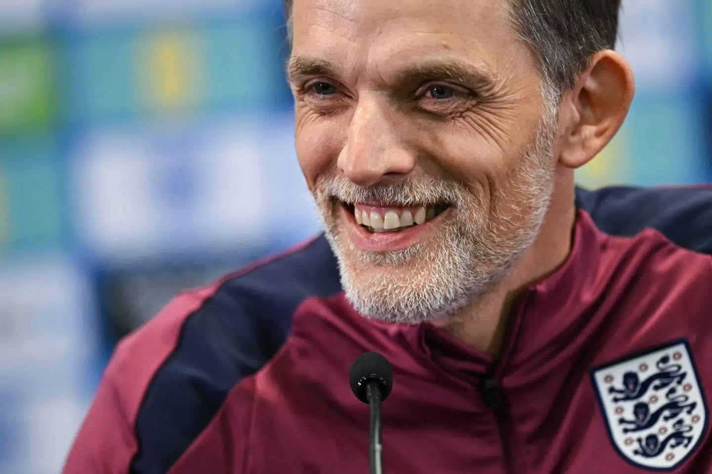 Thomas Tuchel har grund til at smile. Han har forlænget sin kontrakt med England, så den løber til efter EM i 2028. (Arkivfoto).