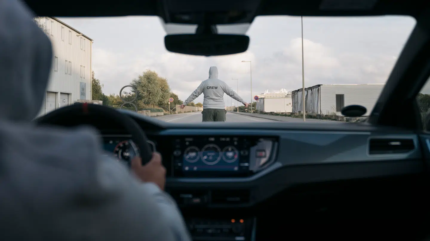 Gaderæs i Gladsaxe endte galt for en 25-årig mand.