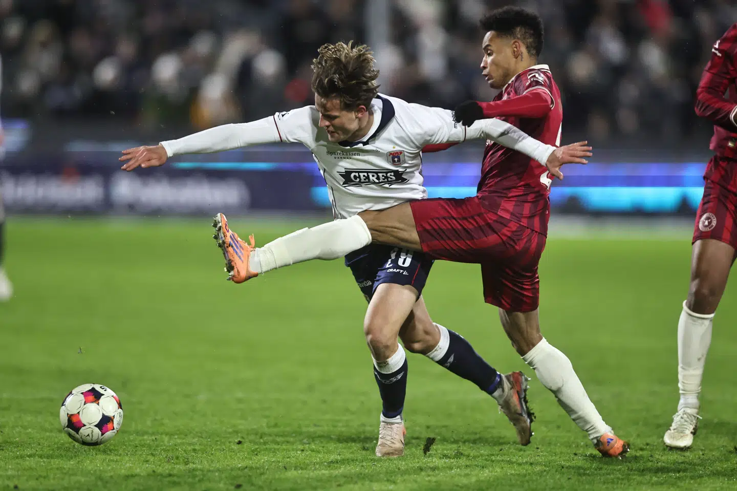 FC Midtjylland sikrede sig torsdag et godt udgangspunkt på Ceres Park Vejlby mod AGF.