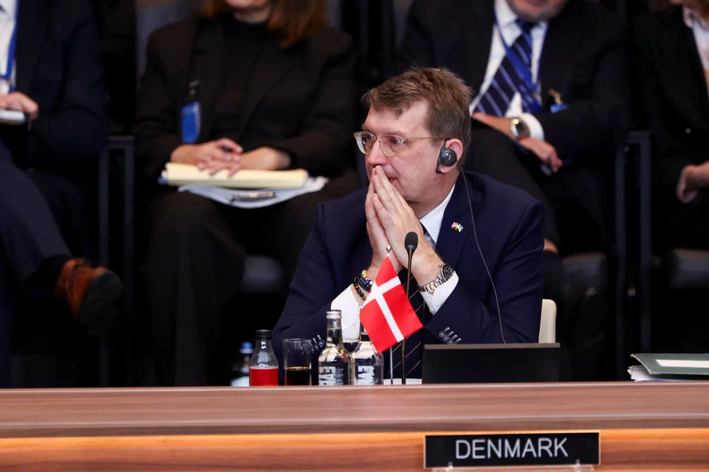 Forsvarsminister Troels Lund Poulsen (V) deltog onsdag i Nato-forsvarsministermødet i Bruxelles. I løbet af ugen har den danske minister talt med flere amerikanske repræsentanter, der støtter op om Nato-missionen Arctic Sentry, som ifølge Troels Lund Poulsen dermed ser ud til at levere svaret på USA's bekymringer for sikkerheden i Arktis (Arkivfoto).