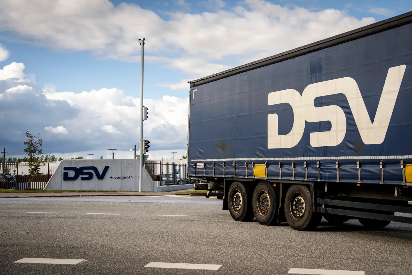 Transportfirmaet DSV i Hedehusene, torsdag den 12. september 2024. DSV er en global transport- og logistikvirksomhed.. (Foto: Mads Claus Rasmussen/Ritzau Scanpix)