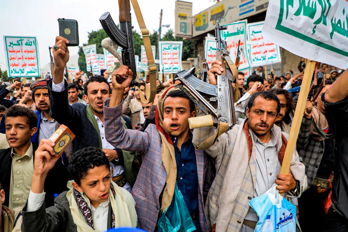 Demonstranter gik på gaden i Yemens hovedstad, Sanaa, i protest over danske koranafbrændinger.