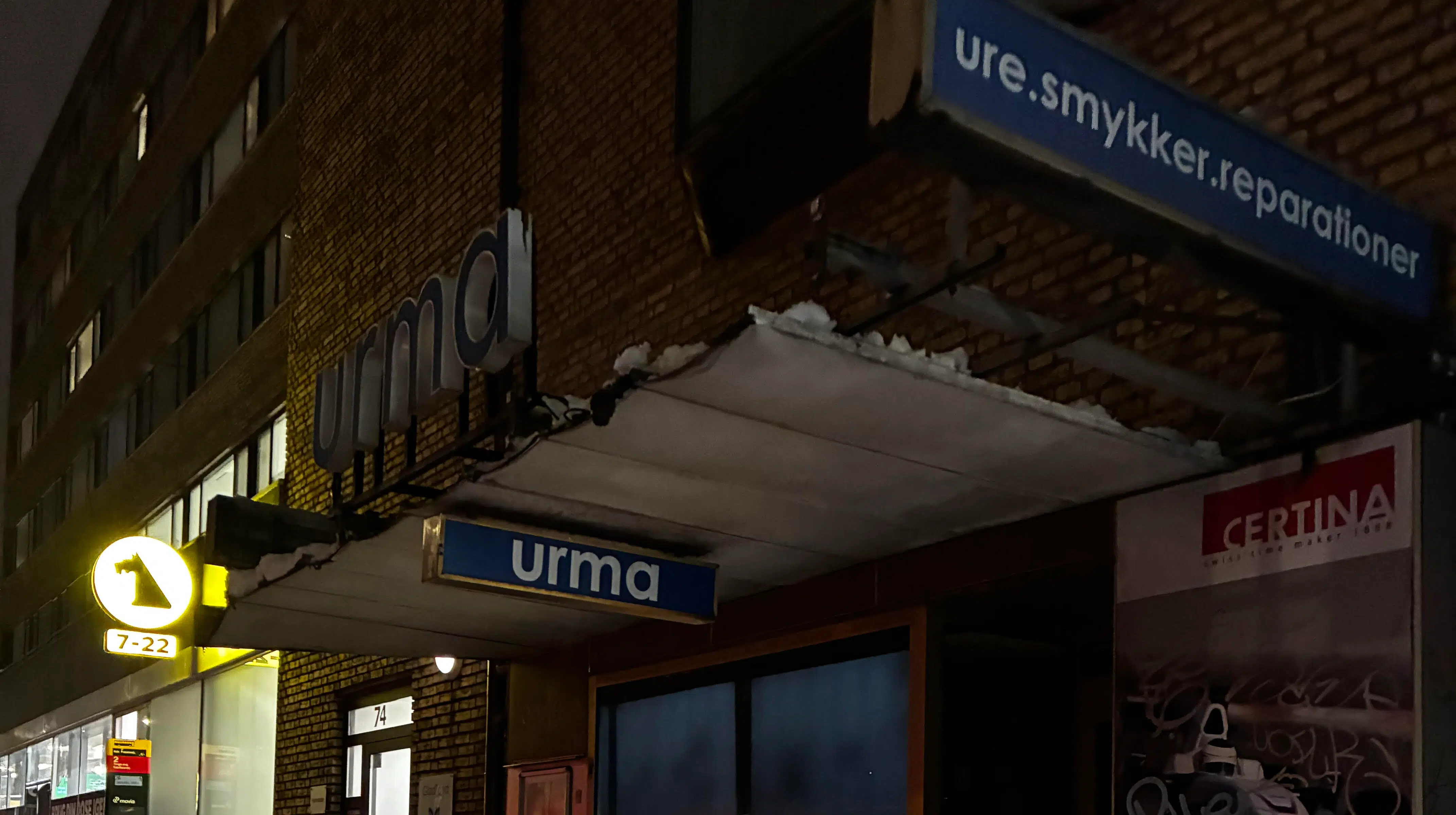 Urforretning smadret af isklumper: 'Det er det værste, jeg har oplevet'