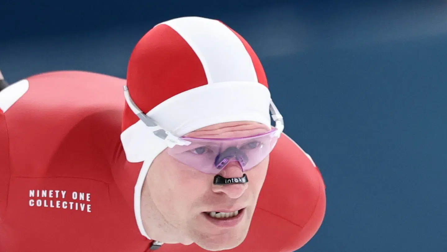 Slagelseaneren Viktor Hald Thorup of Denmark måtte udgå fra sit løb under De Olympiske Vinterlege.