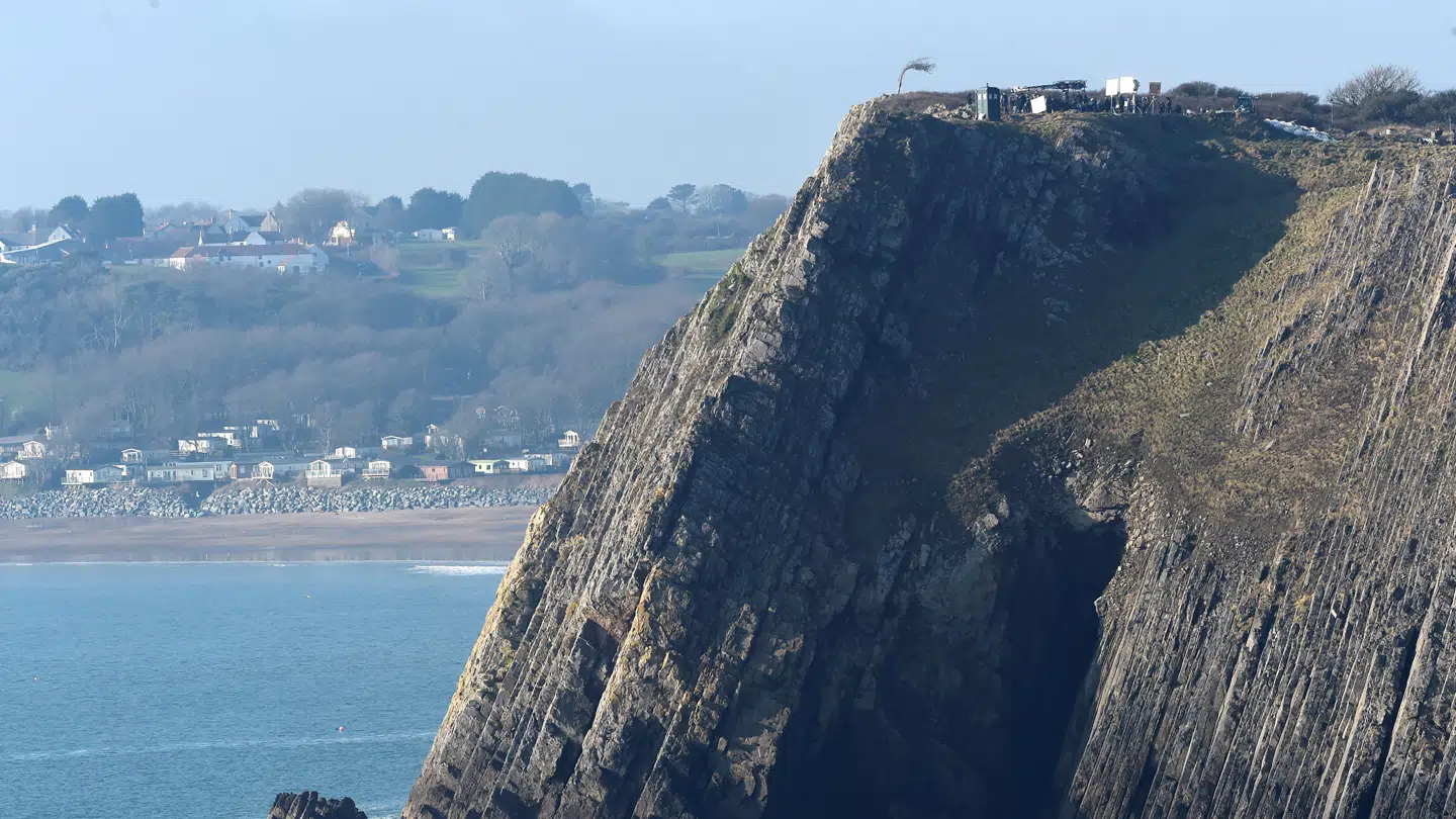 Klipperne ved Pembrokeshire besøges ofte af vandrere og klatrere.