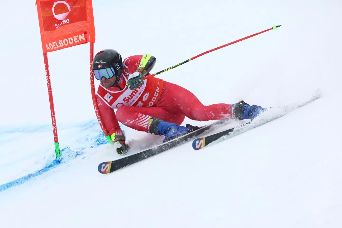 Christian Borgnæs har siden 2022 iført sig rød fartdragt og repræsenteret Danmark på World Cup-pisterne.