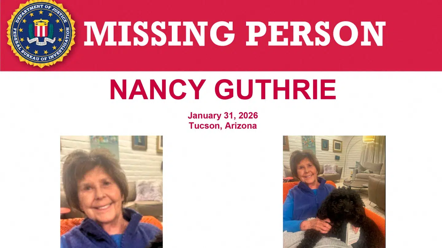 Nancy Guthrie har været forsvundet siden 31. januar.