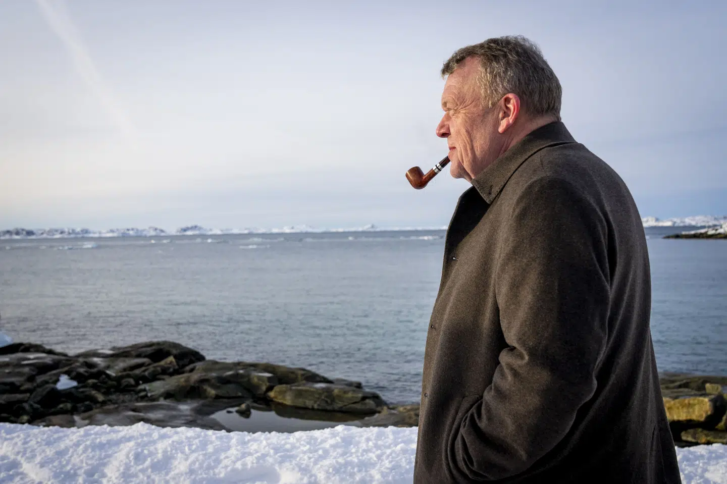 Udenrigsminister Lars Løkke Rasmussen var i begyndelsen af februar i Nuuk i Grønland, som har været centrum for et opgør mellem Danmark og USA. I München kom USA's udenrigsminister, Marco Rubio, med forsonende toner, men det er alligevel klart, at Europa nu er "mere alene hjemme", mener Løkke (Arkivfoto).