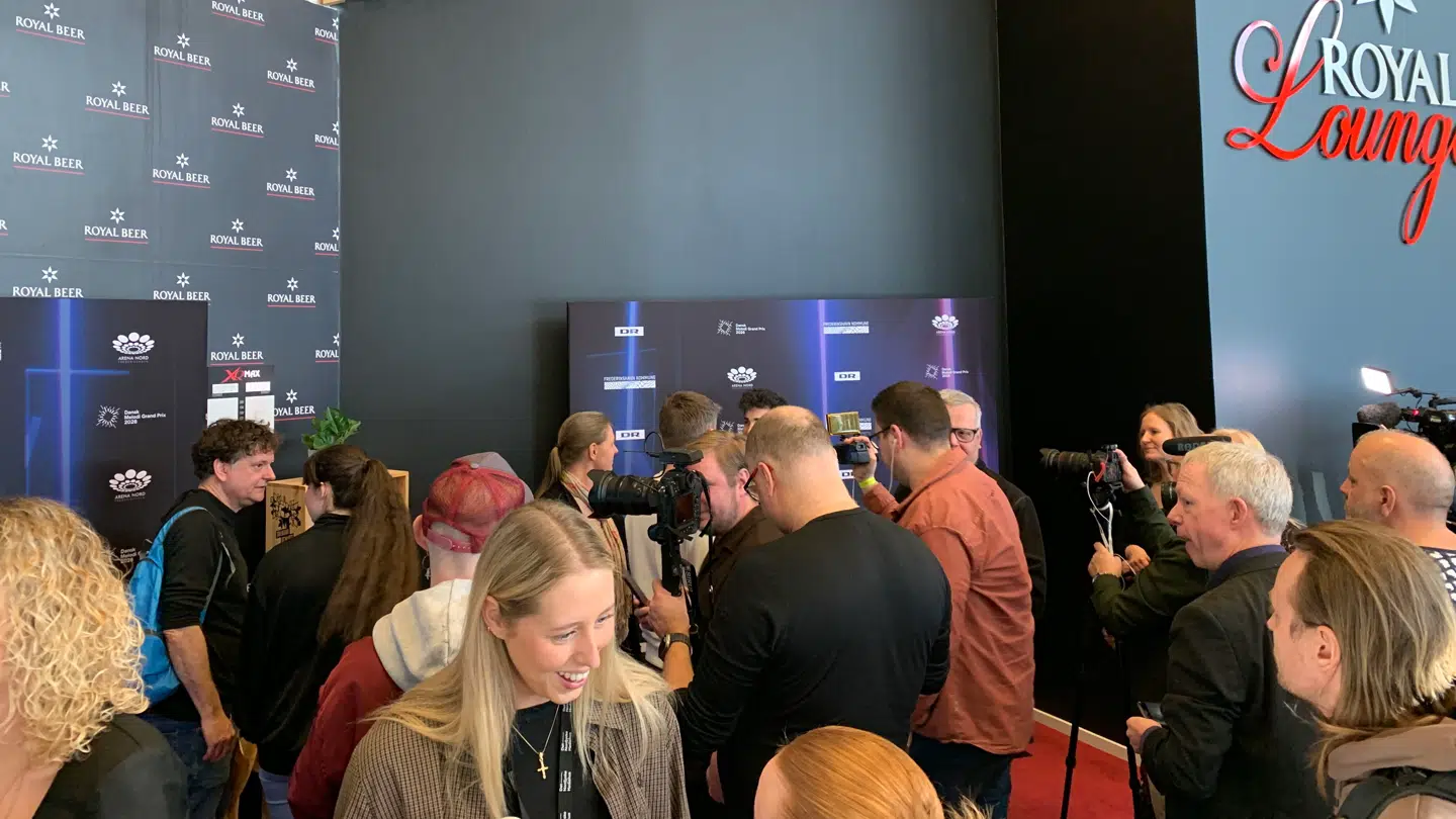 Presserummet i Arena Nord, Frederikshavn.