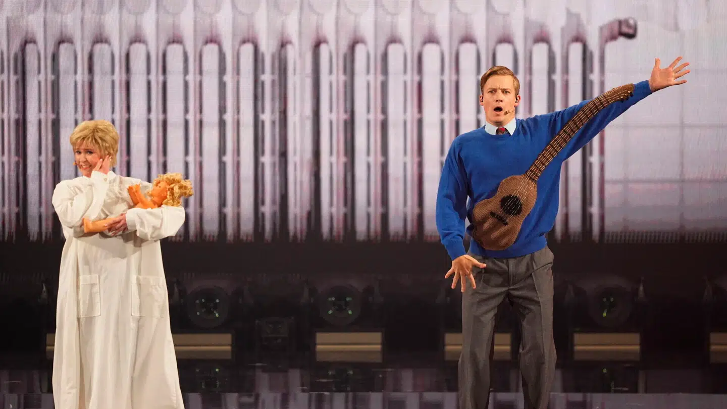 Keld Heick blev hyldet med en længere musikalsk version af sit liv.