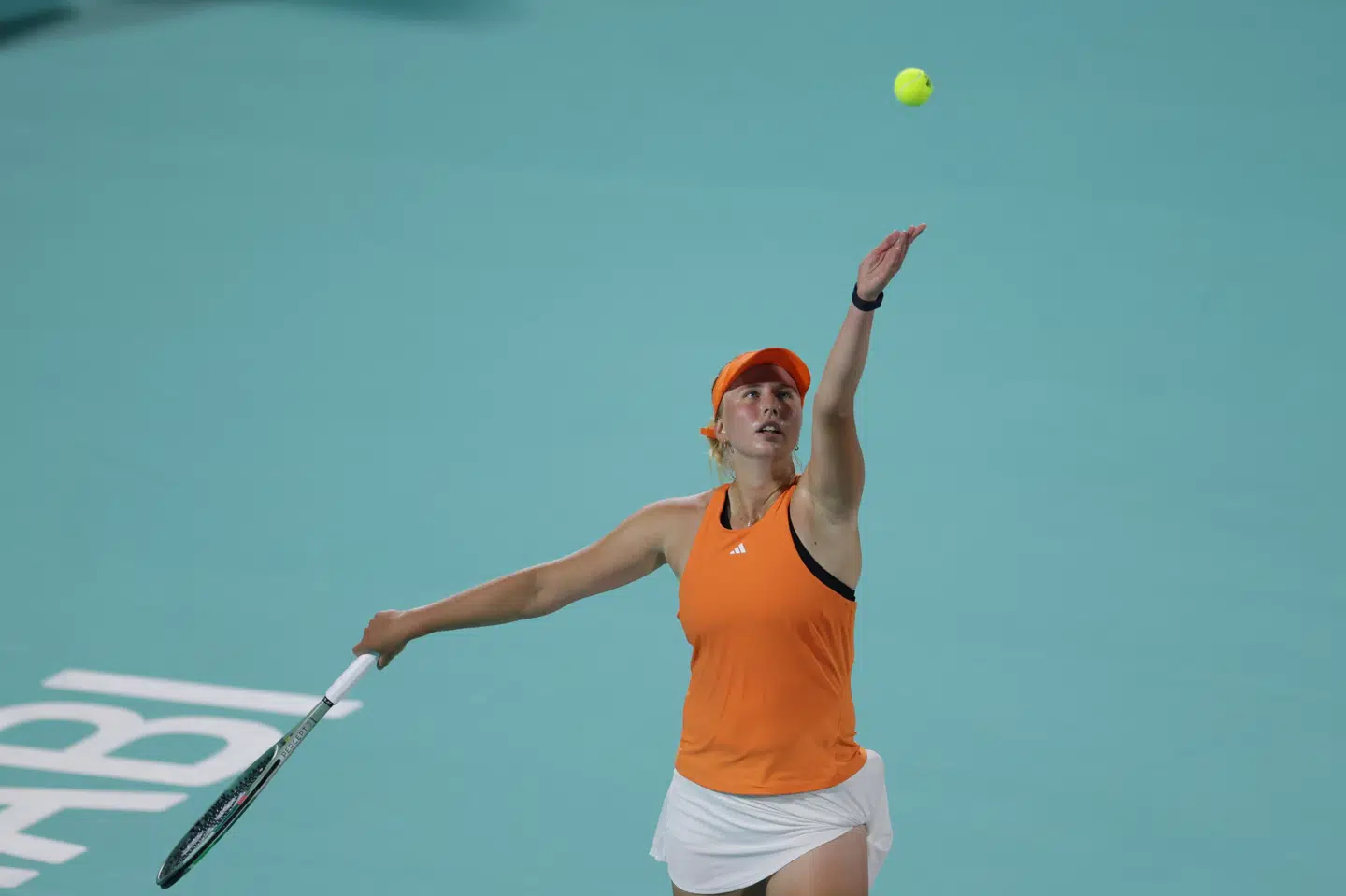 Clara Tauson skal møde Sofia Kenin i første runde i Dubai. (Arkivfoto).