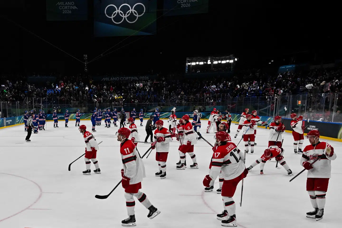 Det danske landshold kæmpede hårdt mod USA, men fik ingen point ud af lørdagens anstrengelser.