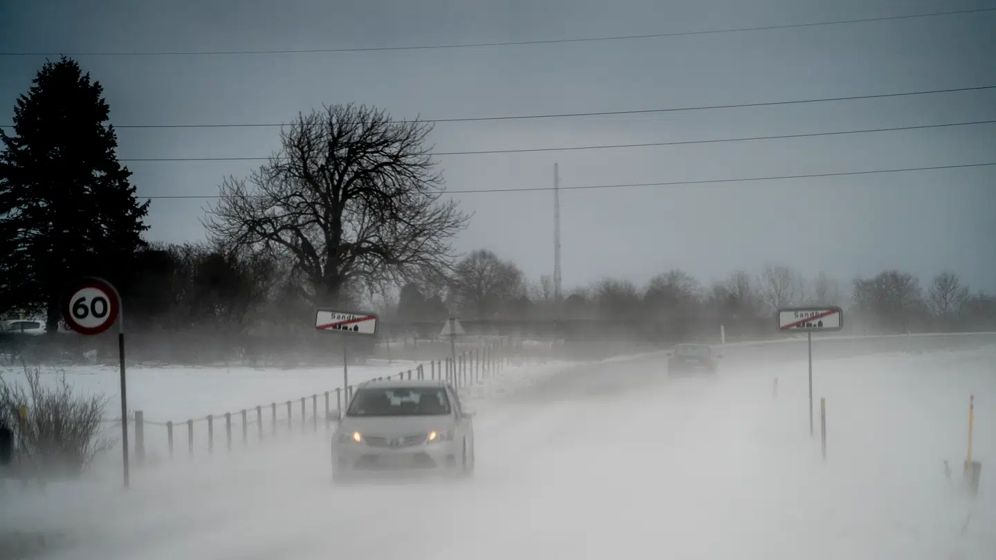 På jyske egne kan snefygning også opstå.