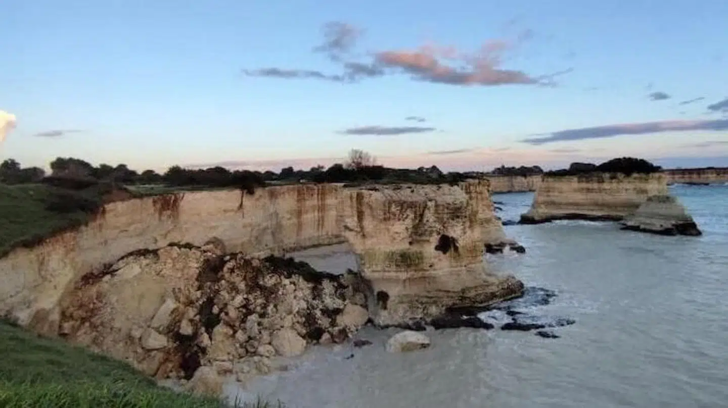 Her ses den sammenstyrtede kærlighedsbue.