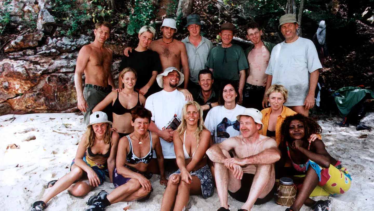 'Robinson'-holdet i 2000. Kim Møller-Nielsen bagest i midten.