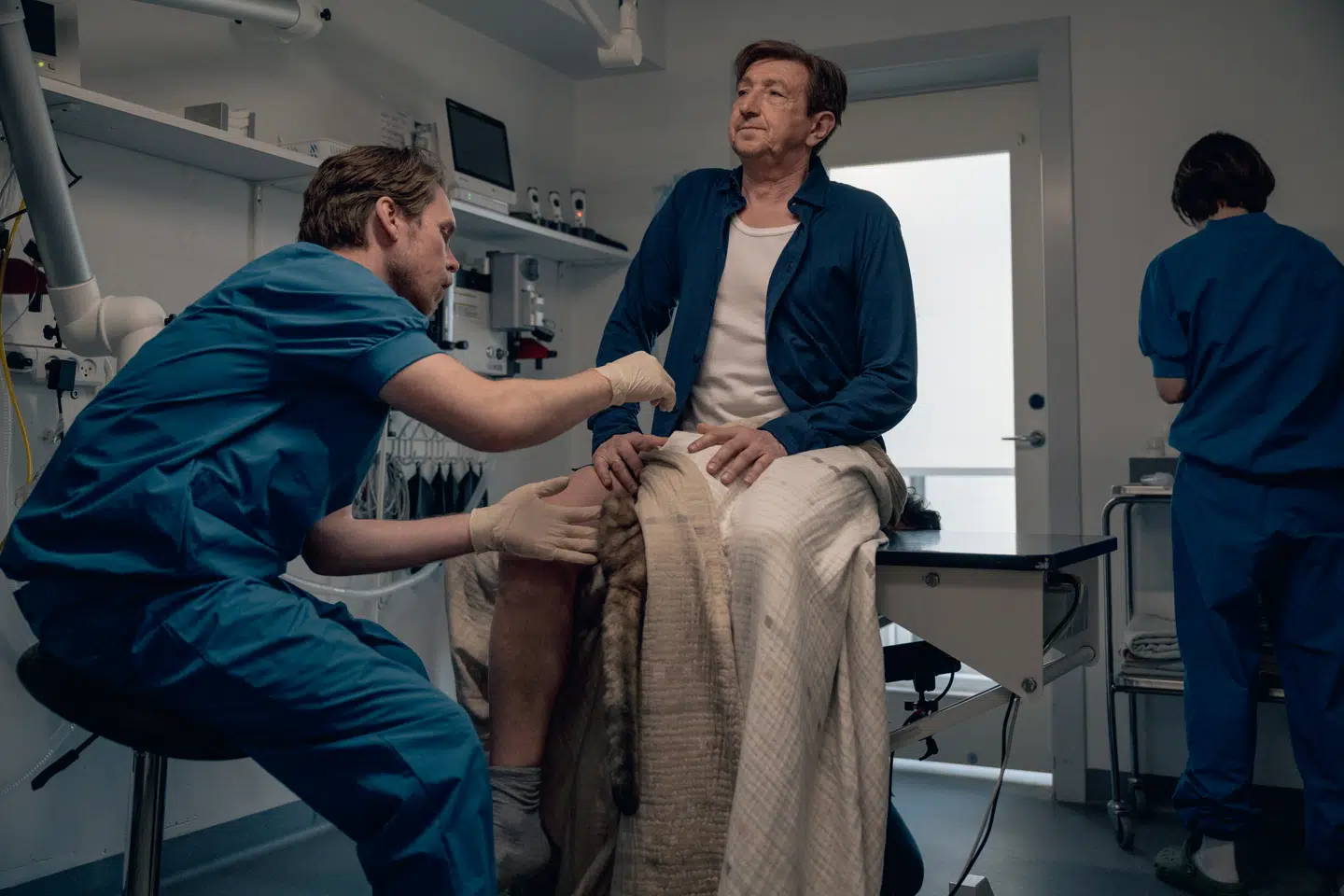 Da Peter Ludvigsen så de genvordigheder, som Niels oplever hos lægen i »Klassefesten 4«, fik han deja-vu. PR-foto