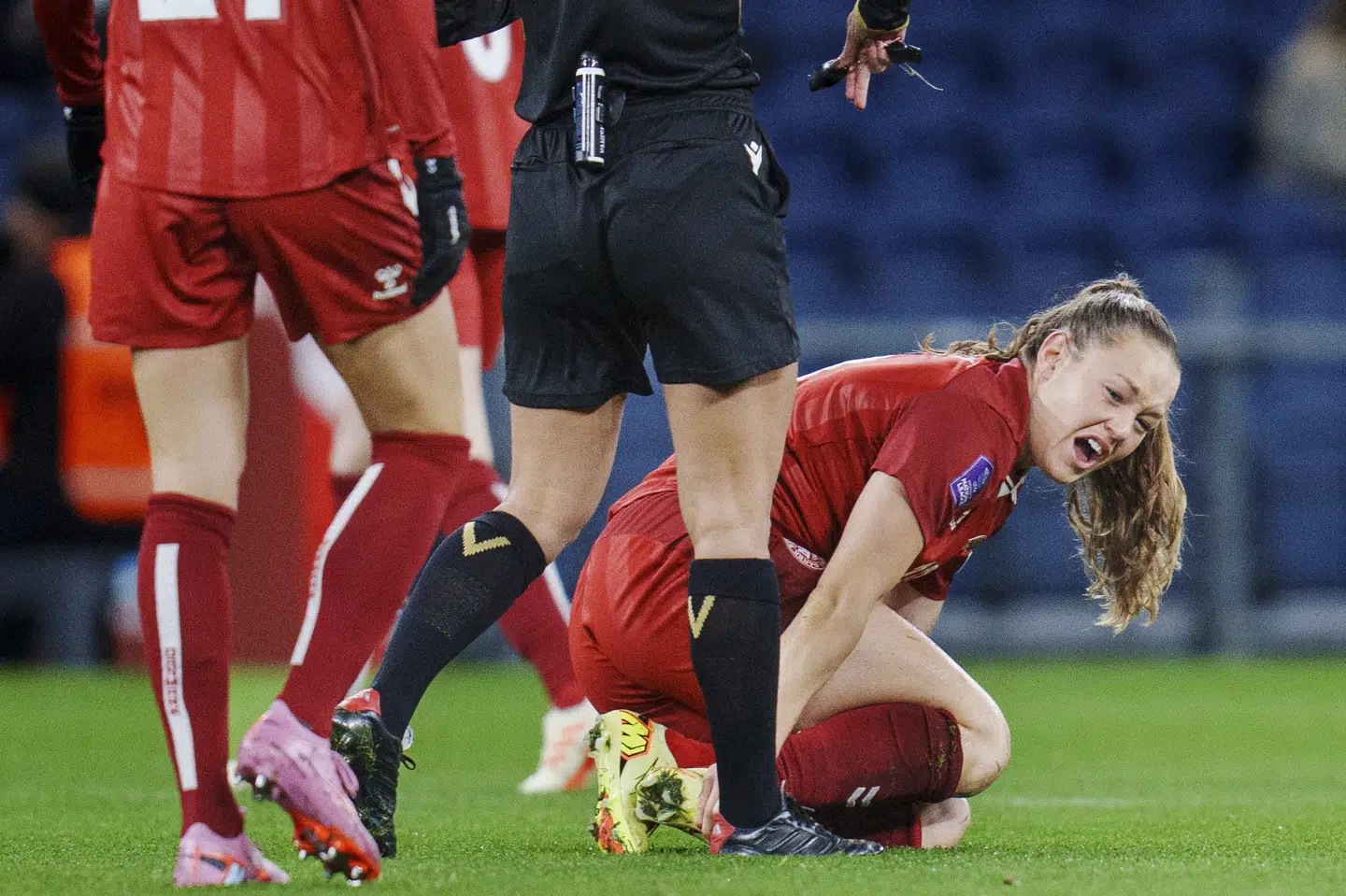 Janni Thomsen har spillet fra start i alle tre kampe under Jakob Michelsens ledelse, men er ikke med mod Serbien og Italien i marts. (Arkivfoto).