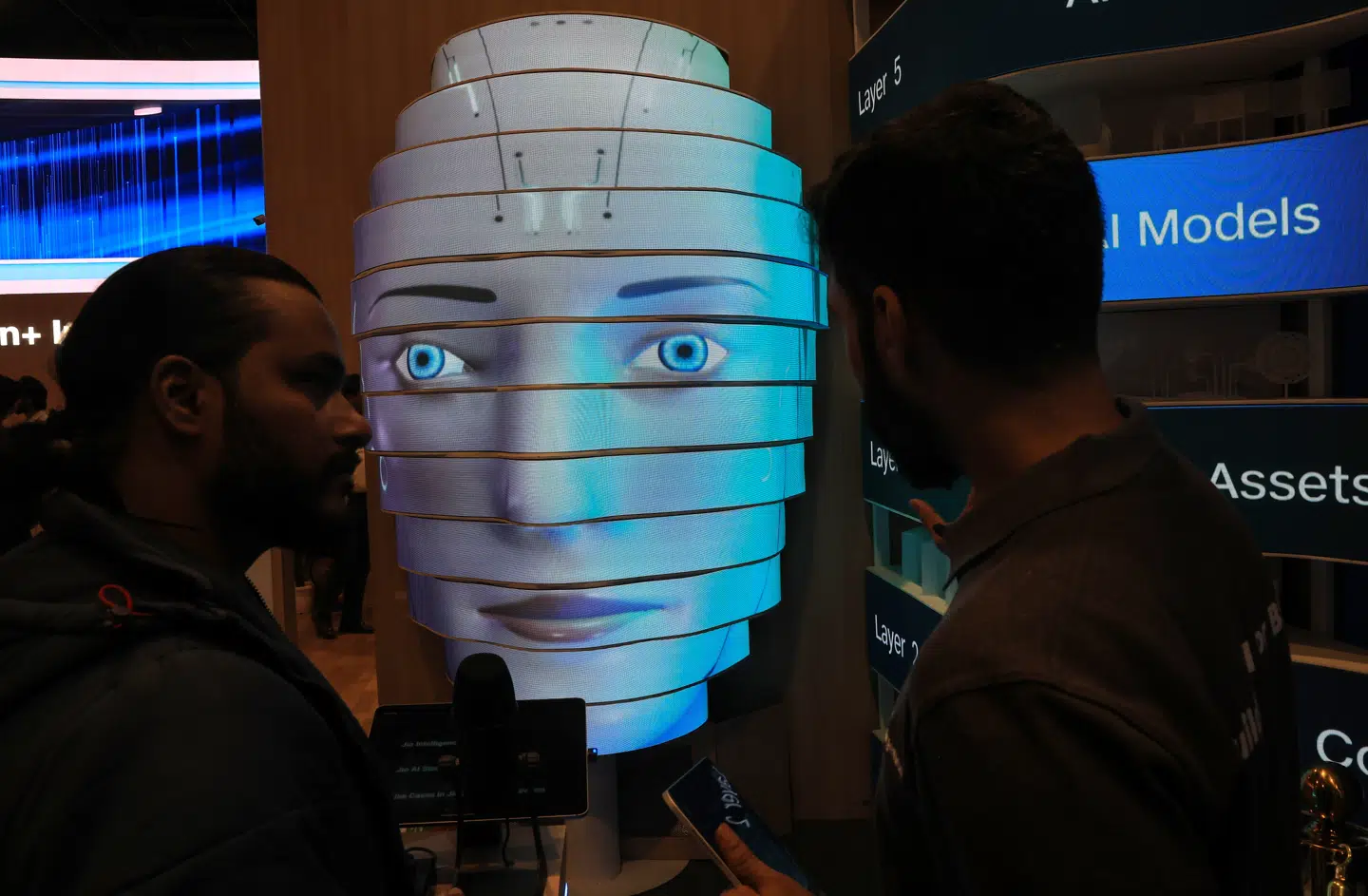 Kunstig intelligens udvikler sig hurtigere end forventet, lyder advarslen blandt andet fra amerikansk ai-firma. Billedet stammer fra ai Impact Summit 2026 i Indien, 17. februar 2026.