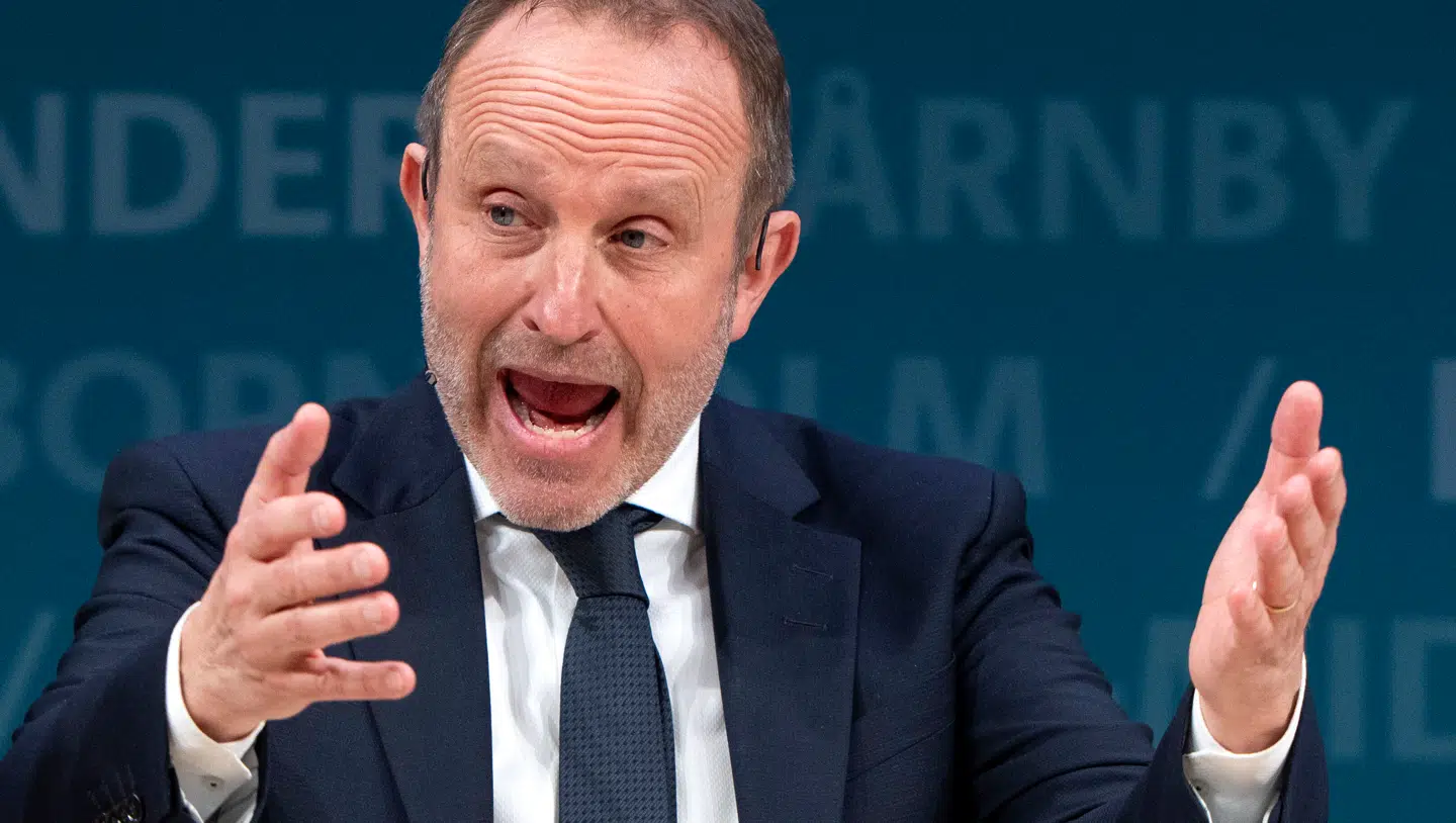 Martin Lidegaard (RV) under partilederdebatten ved Kommunalpolitisk Topmøde i Aalborg Kongres & Kultur Center torsdag den 20. marts 2025.