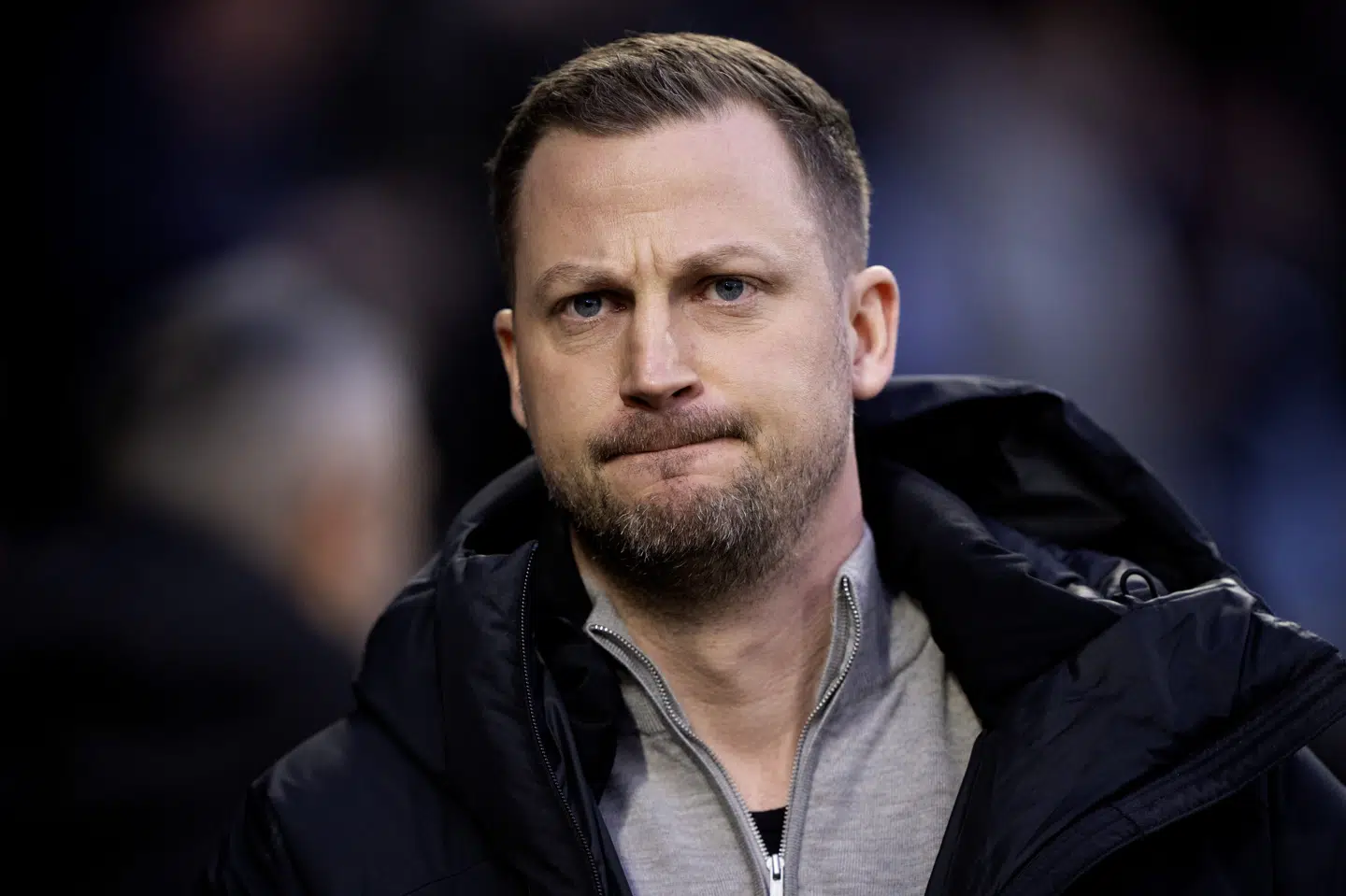 FCK-træner Jacob Neestrup har to gange vundet The Double med holdet, men nu har FCK kurs mod en historisk dårlig slutplacering. (Arkivfoto).