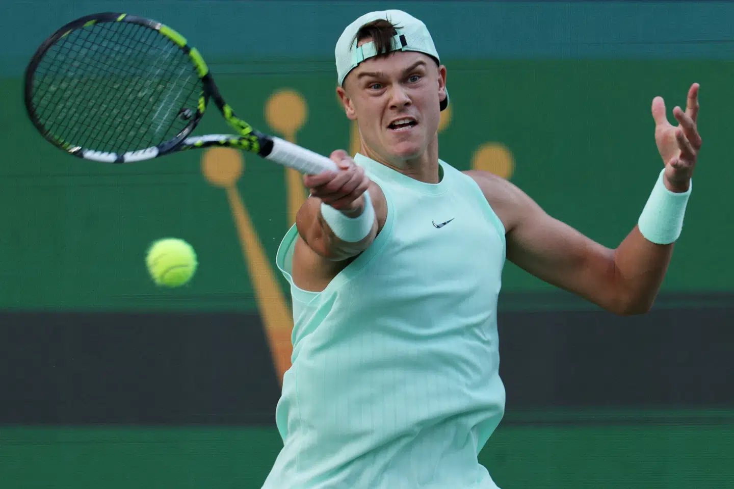 Holger Rune - her under sidste års Shanghai Masters - håber at være tilbage i fuld træning i løbet af april. (Arkivfoto).