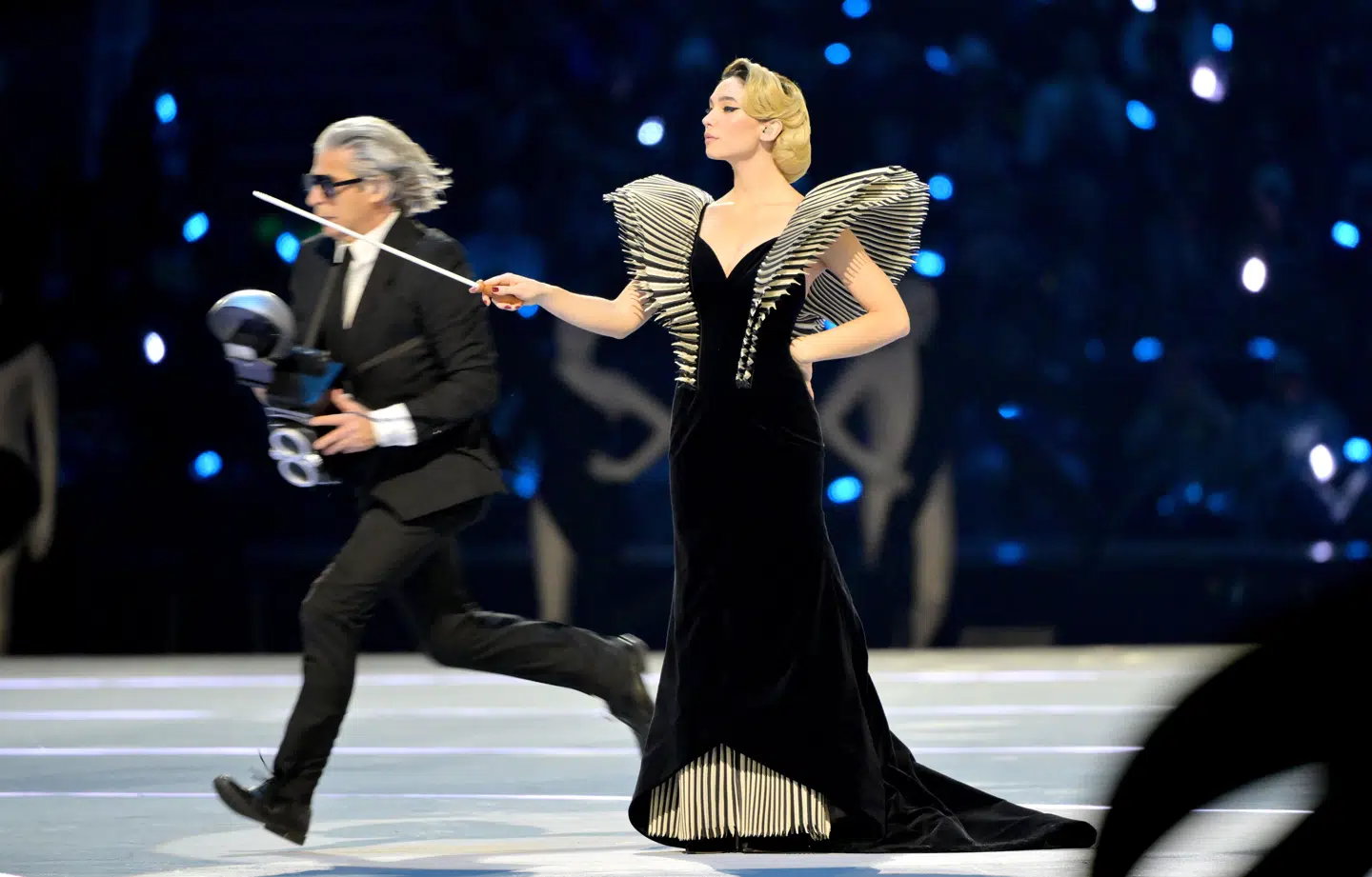 Den kendte italienske skuespiller og sanger Matilda De Angelis (billedet) blev på skærmen præsenteret som amerikanske Mariah Carey.