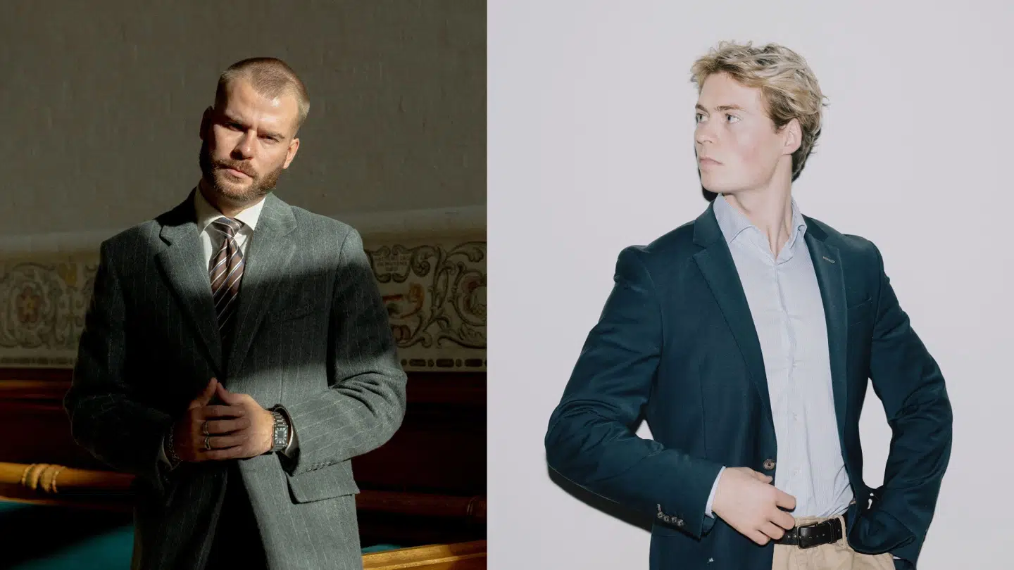 Mitchel Oliver og Mads Strange er blevet ansigtet på ‘det højreorienterede ungdomsoprør’. En bevægelse, man ser flere steder i Vesten. Iklædt jakkesæt og med skarpe budskaber på sociale medier markerer de sig i debatten om alt fra udlændinge til skat og feminisme.