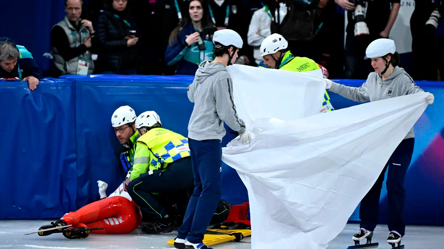 Polakken Kamila Sellier var udsat for et voldsomt styrt fredag.