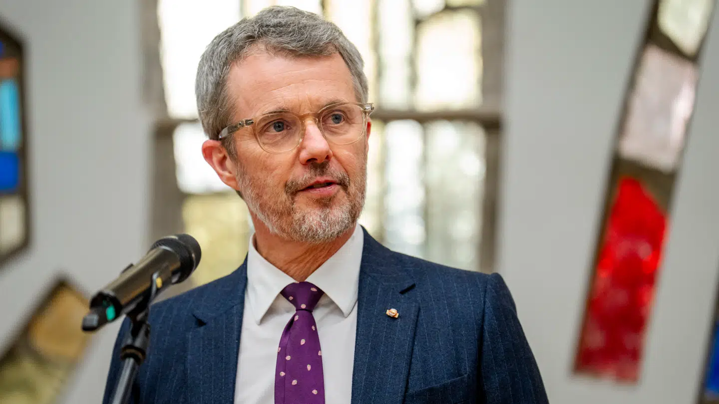 Arkivfoto af kong Frederik.