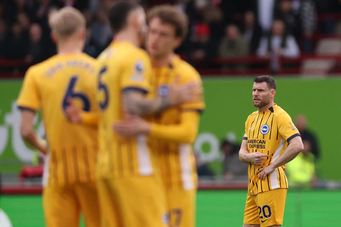 James Milner startede inde for Brighton i lørdagens udekamp mod Brentford.