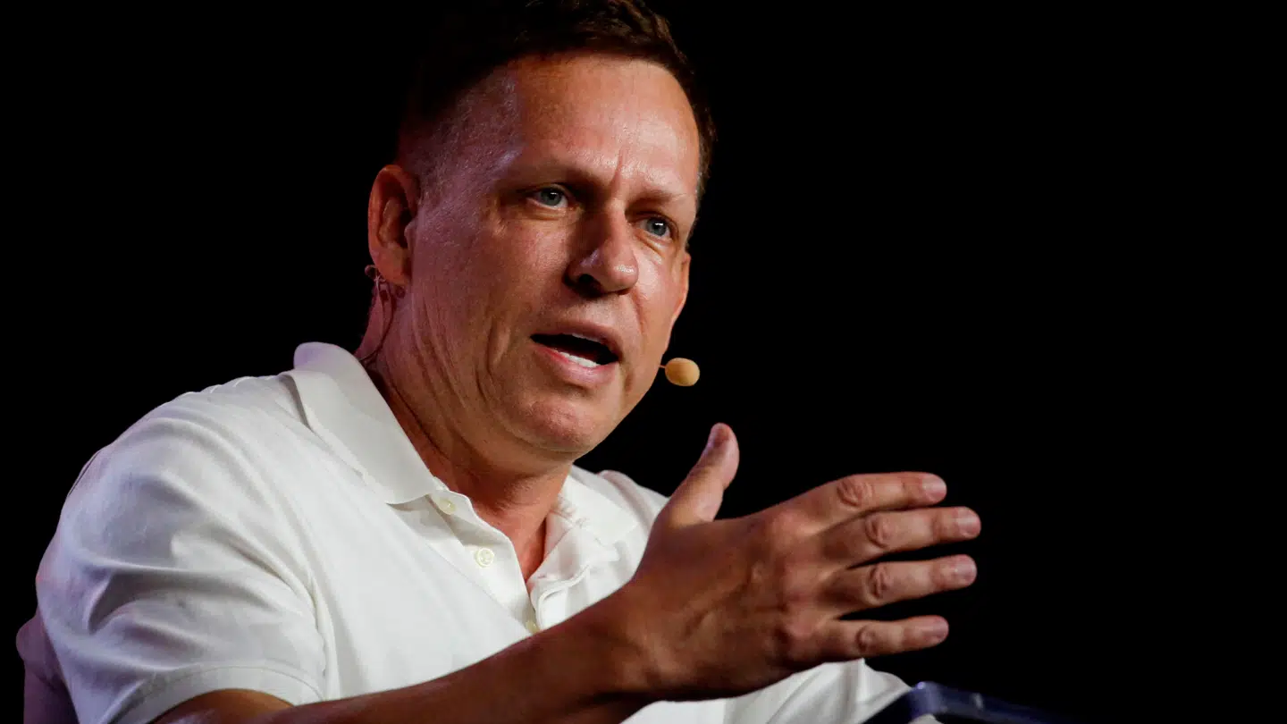 Peter Thiel startede firmaet PayPal med Elon Musk