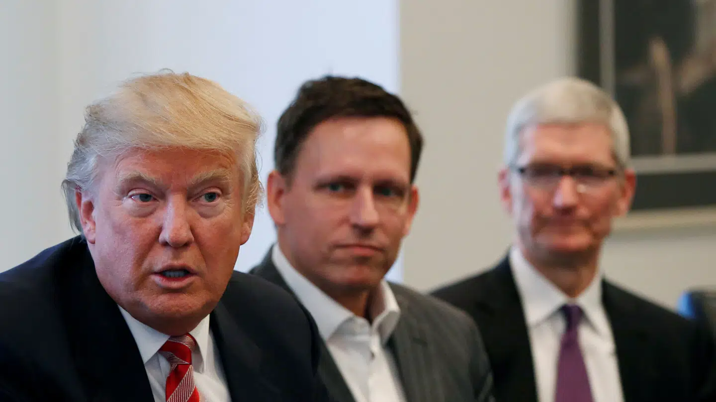 Peter Thiel var den første tech-milliardær til at støtte Trump.