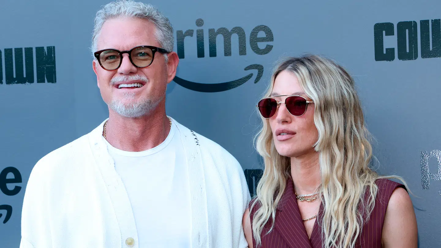 Eric Dane og Janell Shirtcliff på den røde løber til 'Countdown'-premieren i juni 2025.