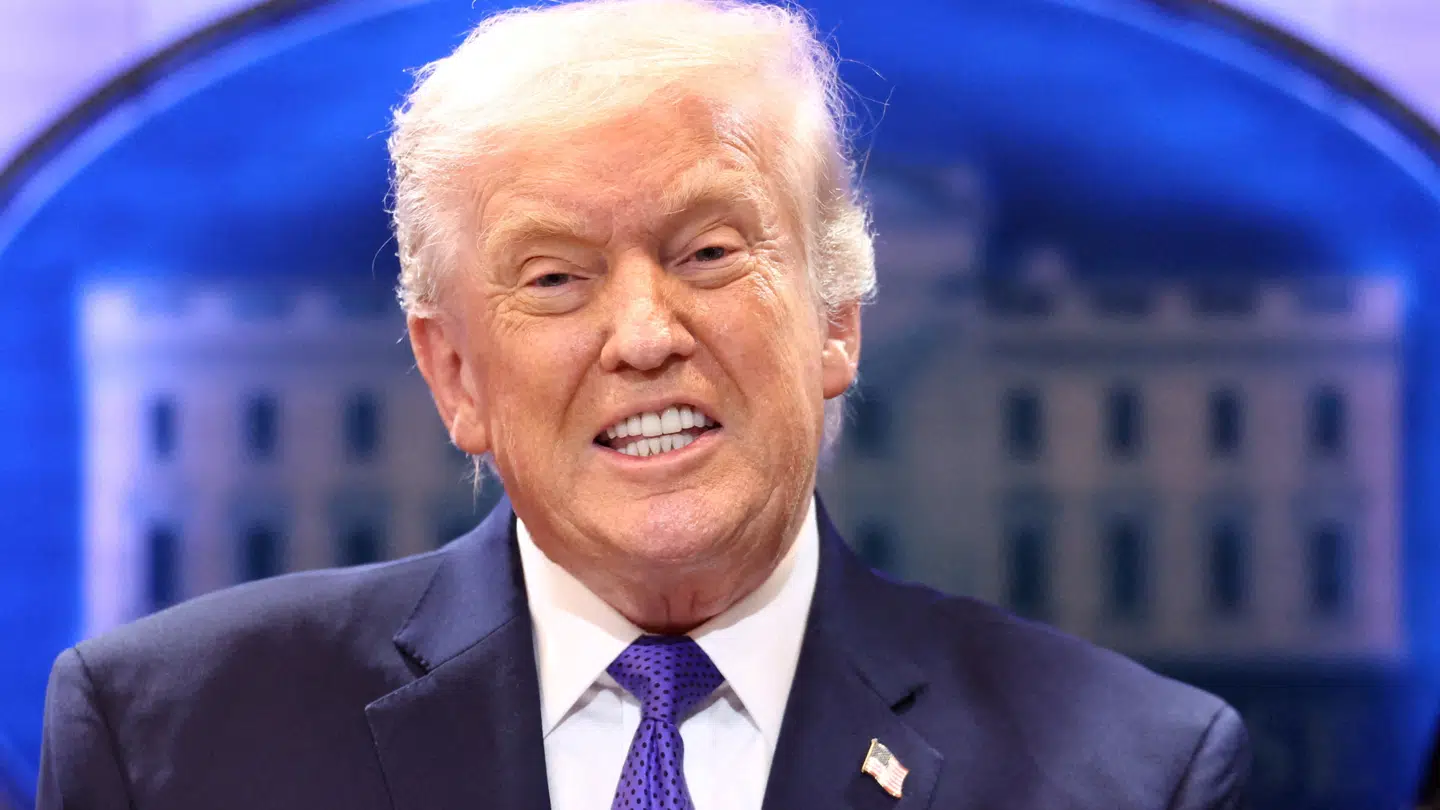 Trump var ikke hjemme, da episoden fandt sted.