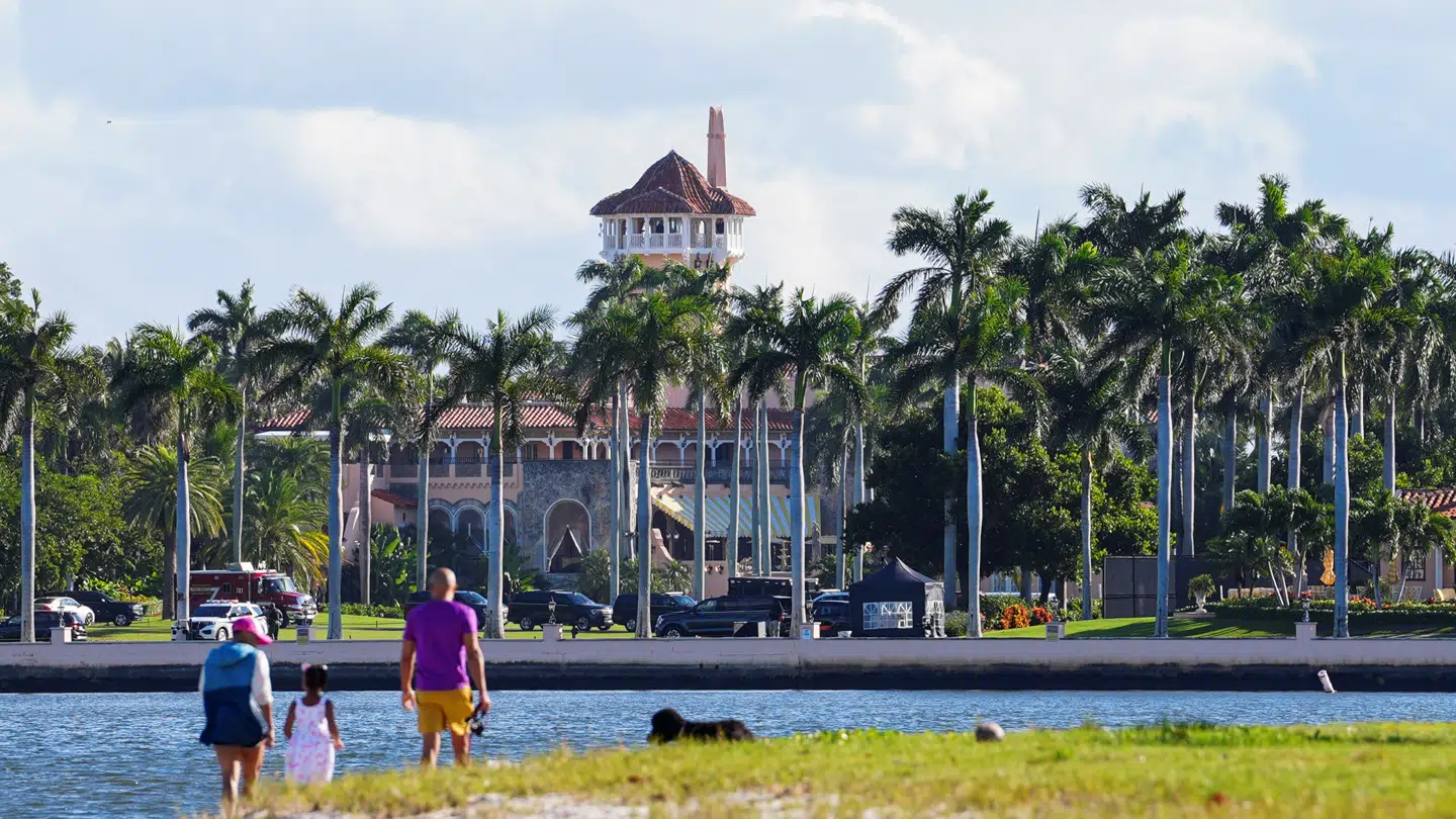 Arkivfoto af Mar-a-Lago.
