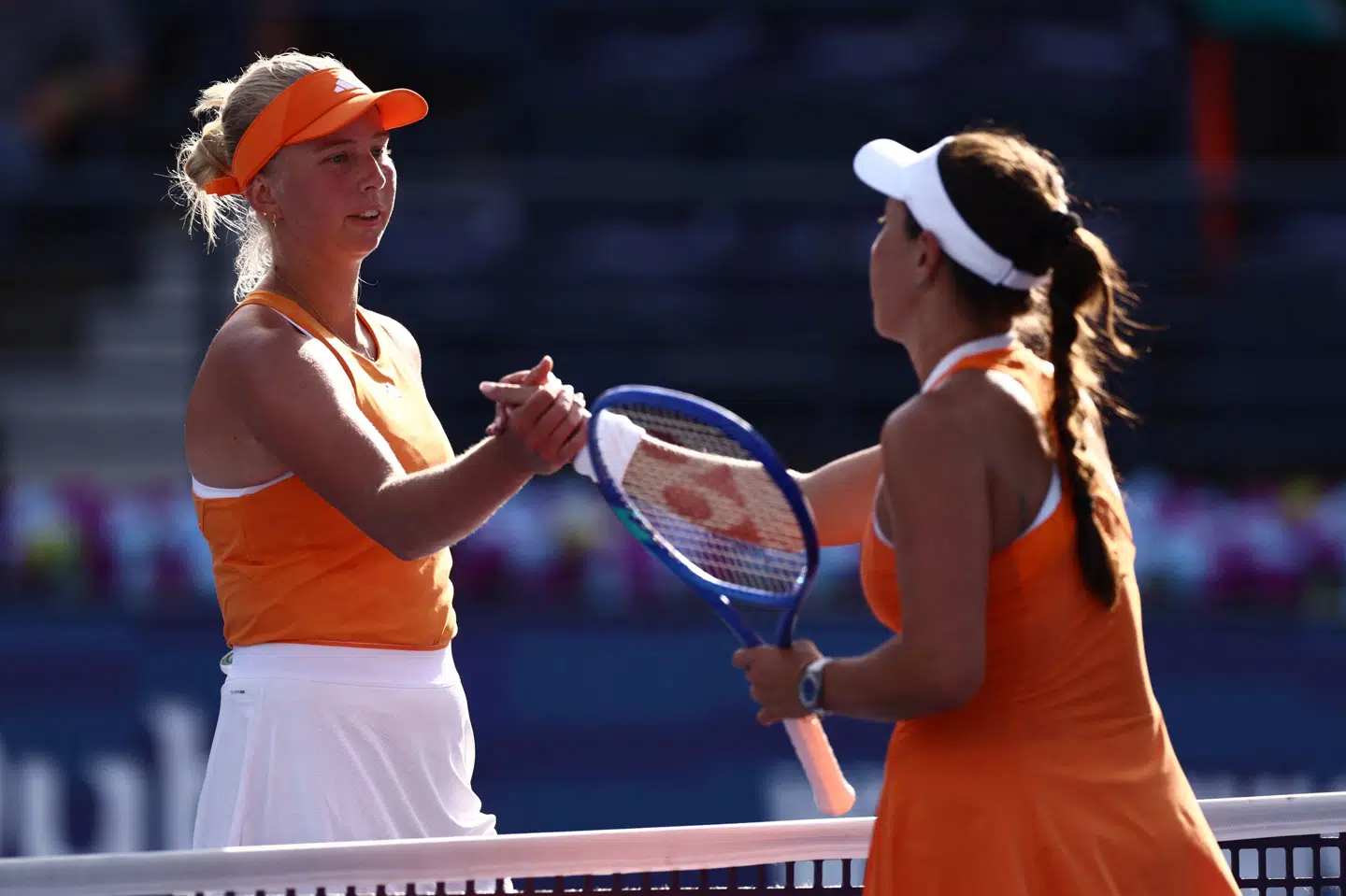 Clara Tauson tabte til den senere vinder, Jessica Pegula, i sin kvartfinale i Doha. (Arkivfoto).