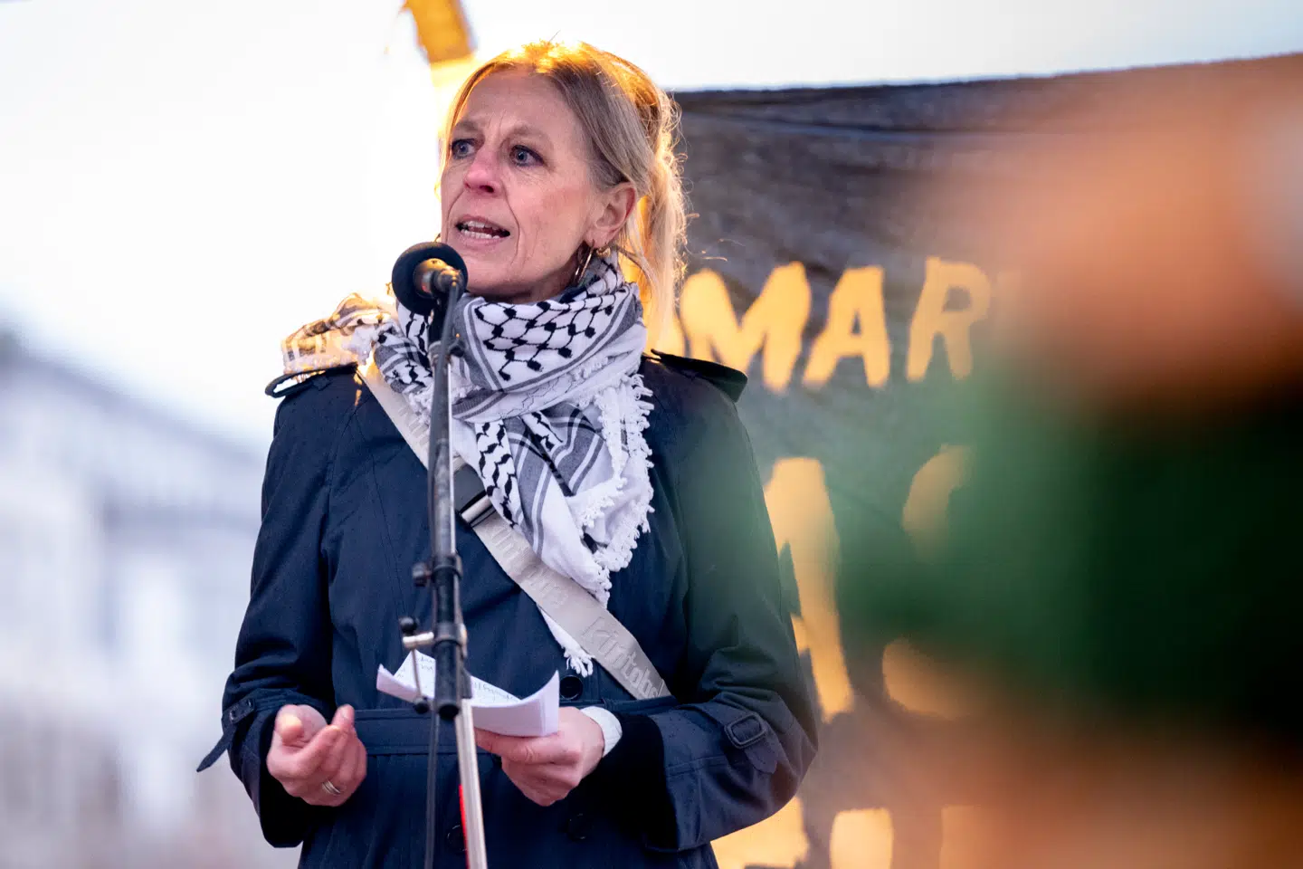 Enhedslistens Trine Pertou Mach afviser at have kendskab til Kasem Said Ahmads tidligere udtalelser.